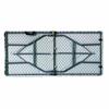 Marbueno Folding Table Resin White 152x70x74 cm Rectangular for Outdoor and Camping
