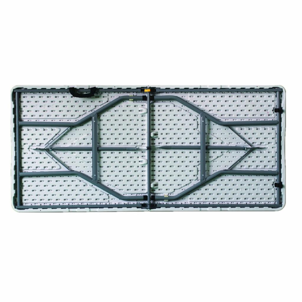 Marbueno Folding Table Resin White 152x70x74 cm Rectangular for Outdoor and Camping