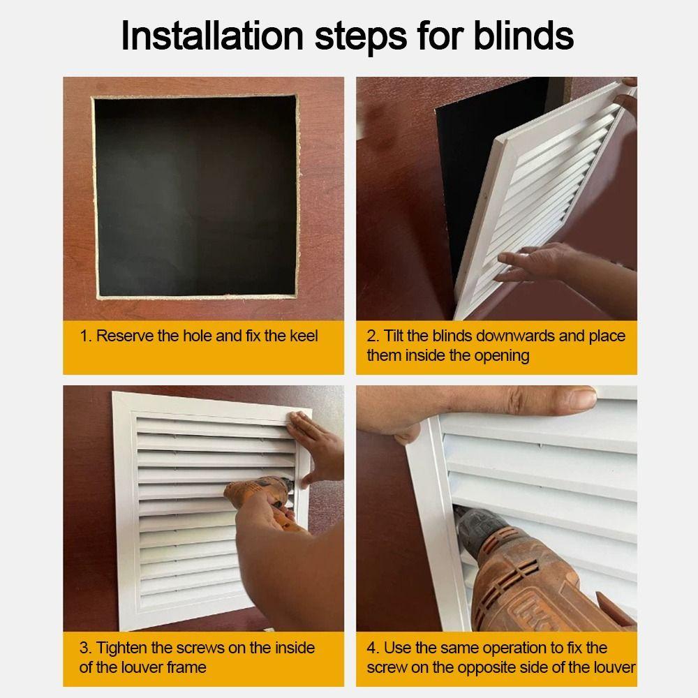 White Gable Vent Aluminum Alloy Return Air Grill New Gable Wall Shed Vent  Ceiling
