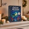 Creative Desktop Ornaments Ocean Advent Calendars 2026 Marine Themed 24 Days Christmas Countdown Calendar Gift Box 2D Acrylic Sea Animal Ornament