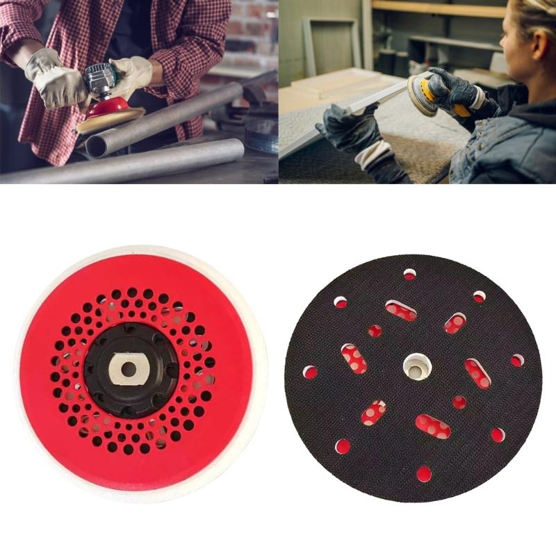High Strength 150mm Abrasive Sanding Pad 17 Holes For Efficient Dust Reduction And Extended Tool Lifespans
