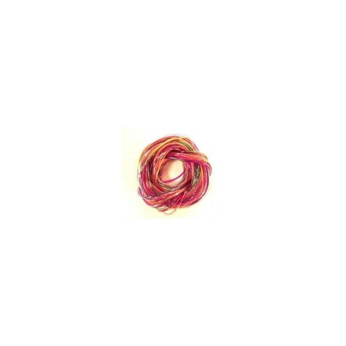 Scoubidous - Phthalate-free - 12 Glittery Threads - Pink - For Children