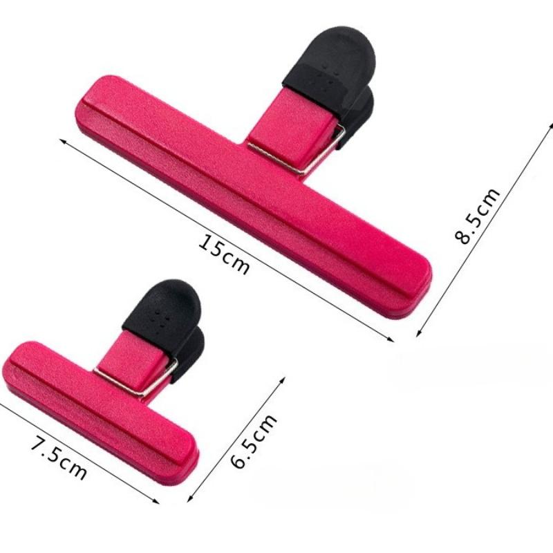 9PCSHot selling sealing clip for household snacks moisture-proof sealing clip simple plastic bag food grade plastic sealing clip