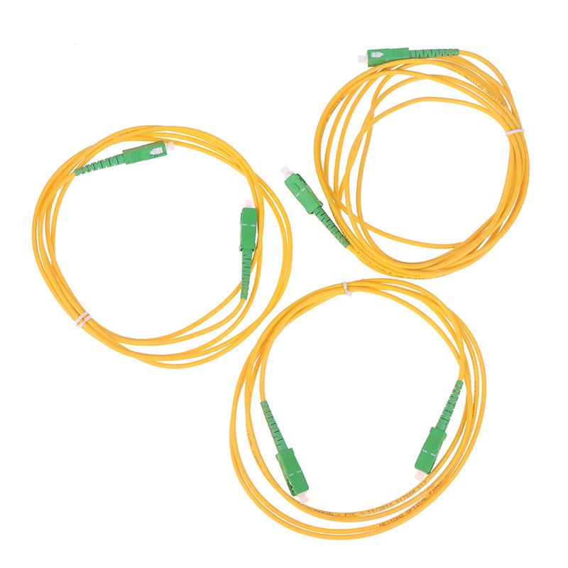 Sc /Apc-Sc/Apc Fiber Optical Patch Cord Single Mode 9/125 G652D Lszh 1M2M3M Fiber Optic Jumper Cable