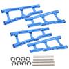 4Pcs Waterproof Front Rear Brushless Suspension Arms Set for Traxxas Slash 4X4 TSMBlue