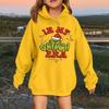 Children's Fashionable Casual Long-sleeved Loose Christmas Print Pullover Hooded Sweatshirt