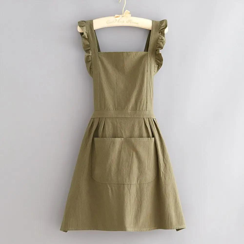 Durable Antifouling Kitchen Apron Wear-resistant Breathable Cooking Aprons Waterproof Oilproof Barista Apron Household