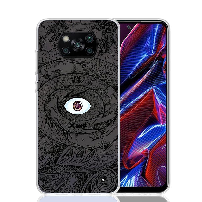 Bad Bunny X100pre Phone Case For Xiaomi Poco F7 Ultra X7 X6 Pro X5 Redmi 15 15C 13 13C 12 12C 10 10A 10C 9 9A 9C 9T Shell Poco X