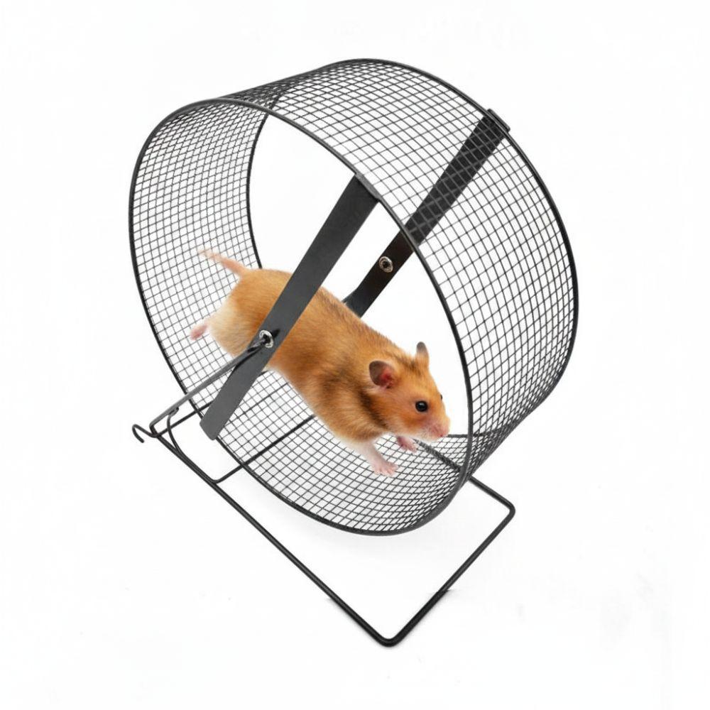 Ruota per Esercizio Hamster in Ferro Ruota da Corsa Resistente Nuova Ruota Fitness per Scoiattoli