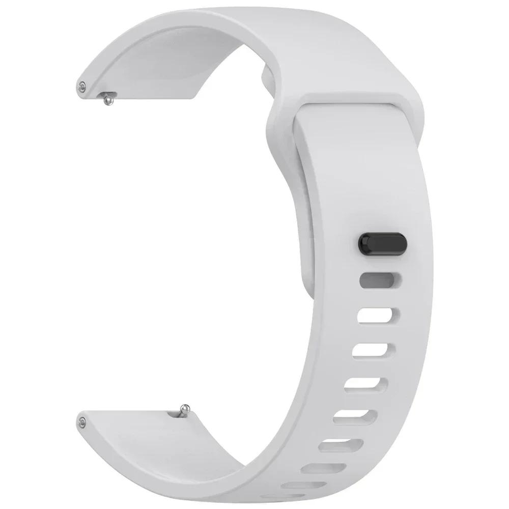 Silicone Watch Band 20mm 22mm for Garmin Forerunner 265 255 245 165 Music/Vivoactive 6 5 3/Venu 3 Sports Strap Replace Bracelet