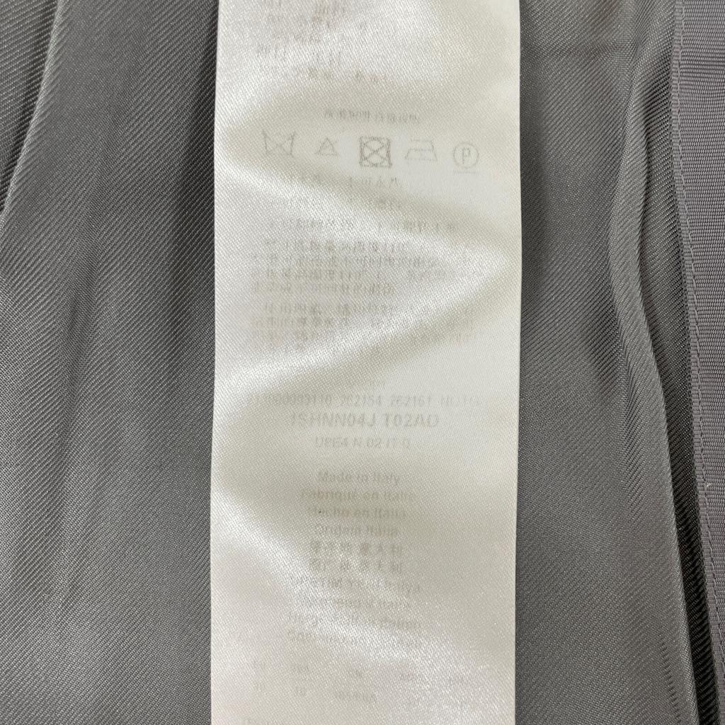 Giorgio Armani Gray 1SHNN04J T02AD Cocoon Slit Skirt Skirt 40 grayUsed