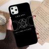 Witch and Cat Colorful Cute Phone Case for iPhone 11 12 13 Pro XS MAX 8 7 6 6S Plus X 5S SE 2020 XR Cover