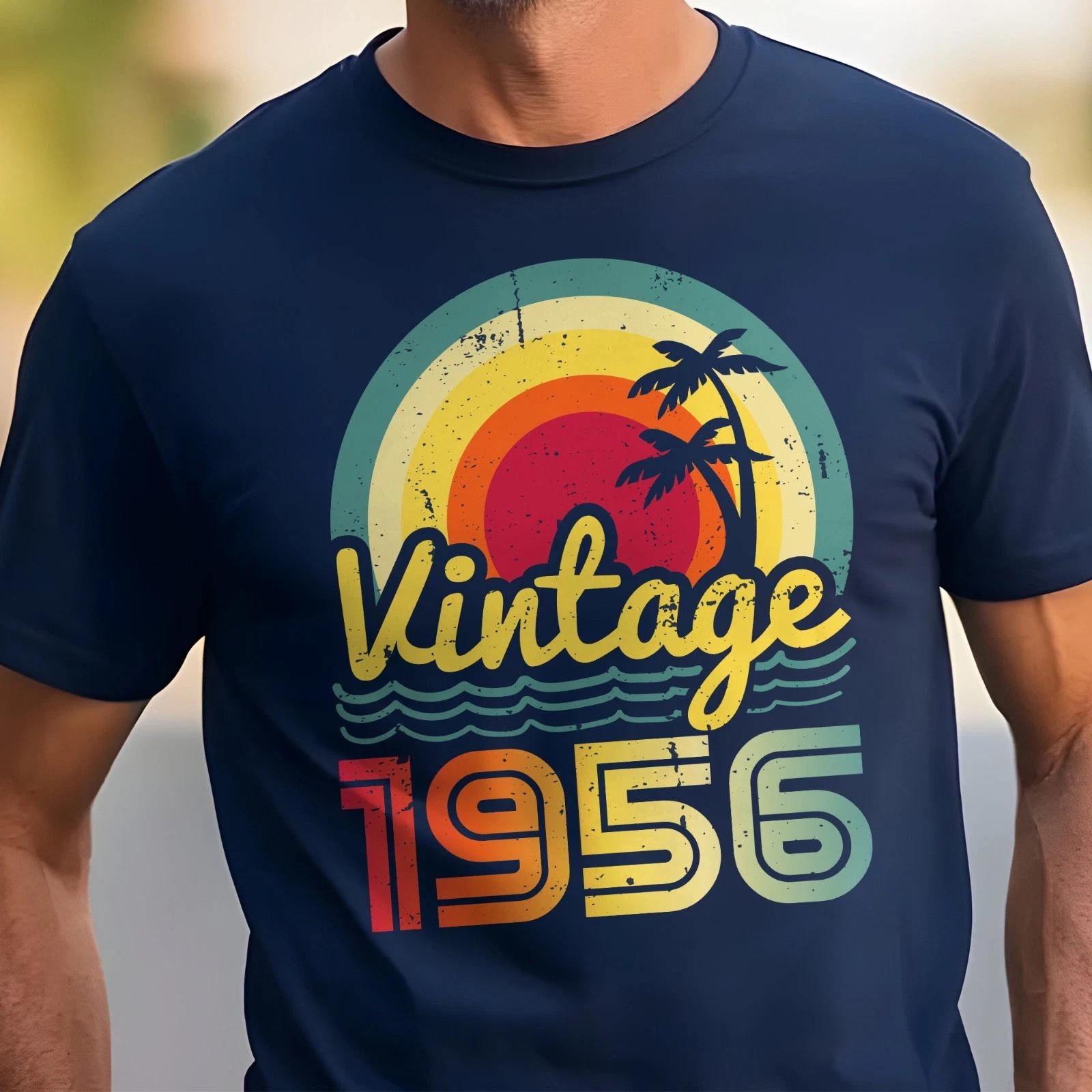 Vintage 1956, 70th Birthday T-Shirt, Grandparent Gift Idea 3XL