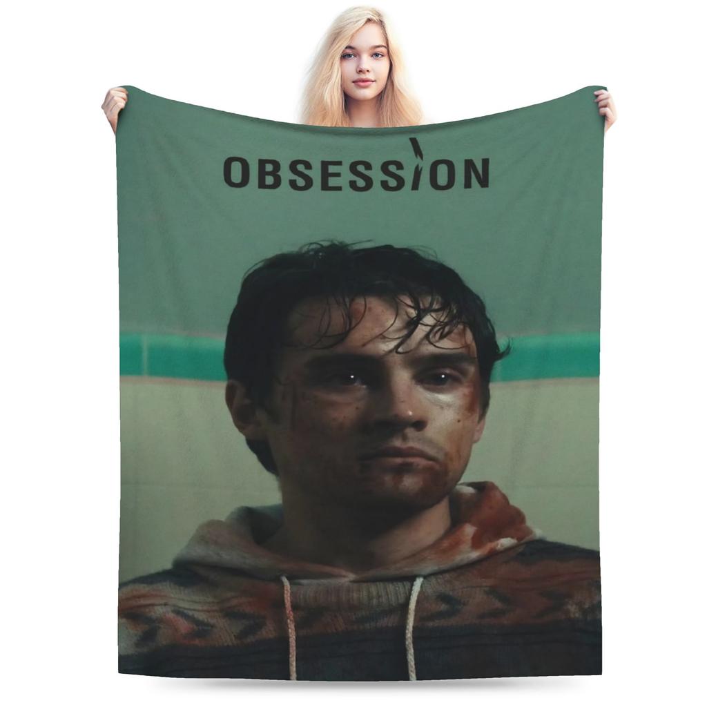 Funny Obsession Horror Movie Blanket Soft Flannel Relax Throw Blanket Machine Washable