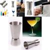 Stahl Einzel Jigger Doppelter Schuss Getränke Spirituosen Messbecher Cocktail 2550ml Messbecher