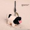Short Plush Pig Keychain With Sound For Girls And Boys