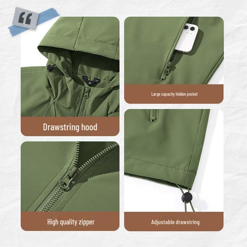 Jeanswest 2026 Trendy Hooded Windproof Jacket