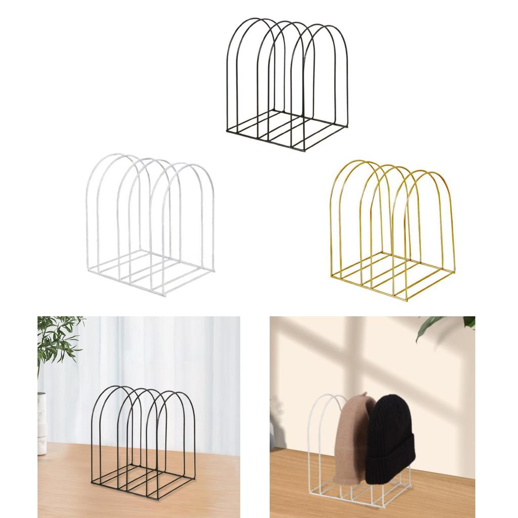 Tabletop Hat Holder Modern Woolen Hat Display Stand for Home Dresser Bedroom