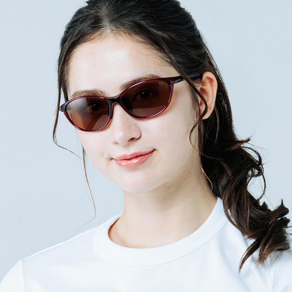 [E-FIT] Women's Sports Sunglasses UV400 [Polarized, Comfortable Fit, Ultra-Lightweight] Suitable for Golf, Running, Tennis, and Driving / Adjustable N