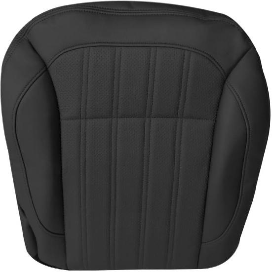 Driver Bottom Perforated Leather Seat Cover, Replacement Black Front Driver Side Seat Cover Compatible with Mercedes Benz GL350 GL450 2013-2016