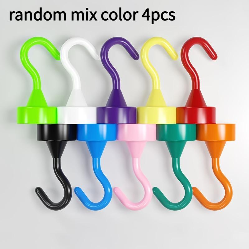 

4pcs 4kg Magnetic Hooks,Colorful Fridge Magnets,Ideal for Kitchen, Home, Cruise Ship, Workplace, Office,Garage with Iron Surface
