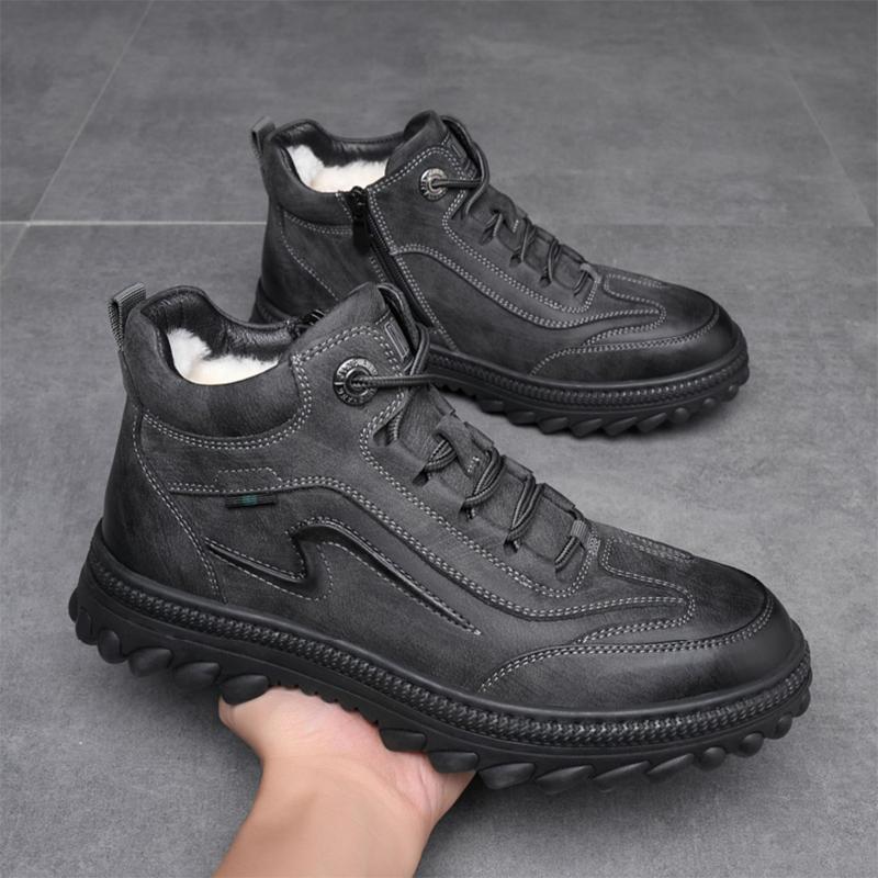 New Men Casual Leather Shoes Handmade Flat Designer Sneakers Classic Lace Up Muller Tenis Masculino Shoes Outdoor Walking Shoes