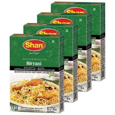 Shans Biryani Masala, 50 G, 4 db-os csomag