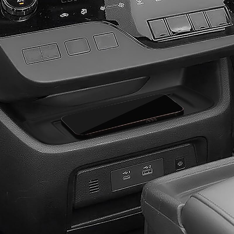 ZUNDUO Wireless Charging Mat for Nissan Serena C28 Rubber Center Console Storage Silicone Custom Parts Protects Storage Prevents and Eliminates Rattle