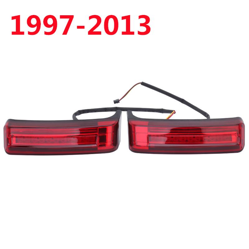 

Motorcycle LED Saddlebag Turn Signal Lamp Run Brake Indicator Light For Harley Touring Street Glide Road King Limited CVO 97-22