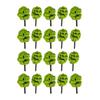 Model Tree 20 Pcs 3.5cm Building Model DIY Decorate