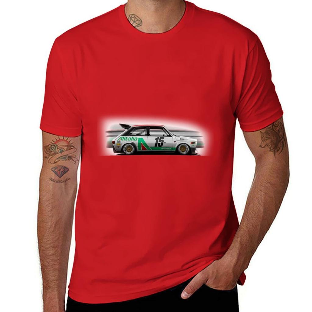 127 T-shirt Alitalia Racing Vêtements esthétiques hauts d'été vêtements esthétiques à séchage rapide t-shirts blancs pour hommes
