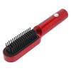 Hair Straightener Brush Fast Heating Anti Scald Professional Hair Curler Comb for Home SalonRed