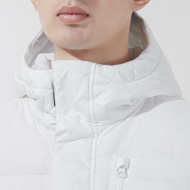 adidas Daunenjacken Herren Weiß Mit Kapuze Moderat Andere HC2634