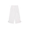 Nike Solid Woven Loose Fit Drawstring Cuffed Pants Spring Women Pants Gray DJ1077-072