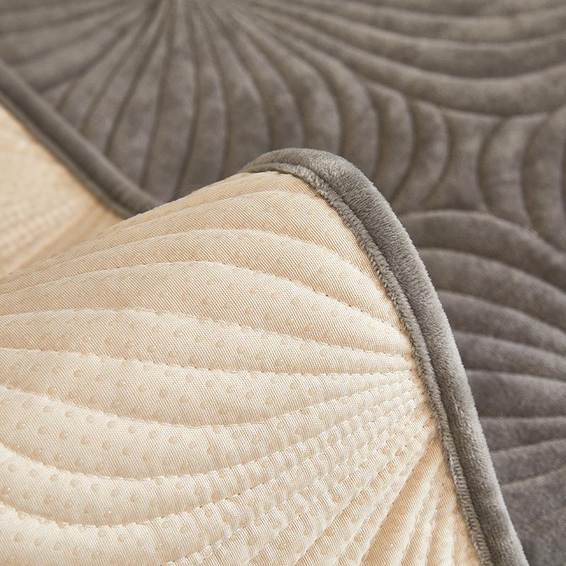 Winter Plüsch Sofakissen High-End Einfaches Kissen Rutschfeste Abdeckung Bezug Stoff Handtuch Vier Jahreszeiten Universal