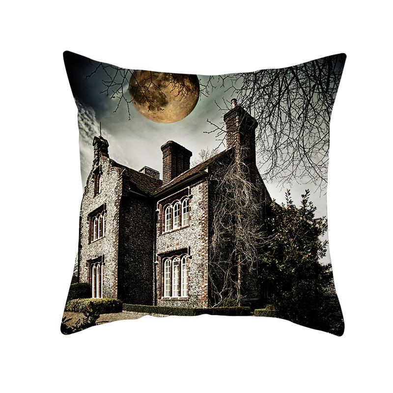 New Peach Skin Halloween Pillowcase Home Wish Home Supplies Cushion Cover Waist Pillowcase