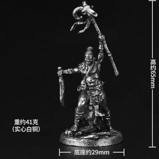 Paintable Metal Tribal Giant Figure Fantasy Warrior Soldier Model Handmade Collectible Toy Gift for Boys Tabletop Game Decor