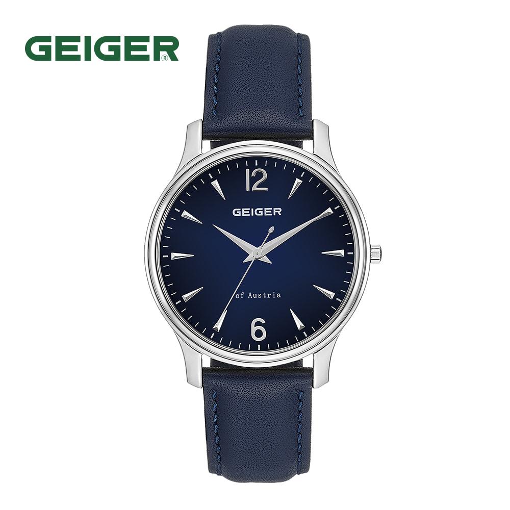 

Geiger GE1236WTBUM Мужские кожаные часы с простым циферблатом 41 мм