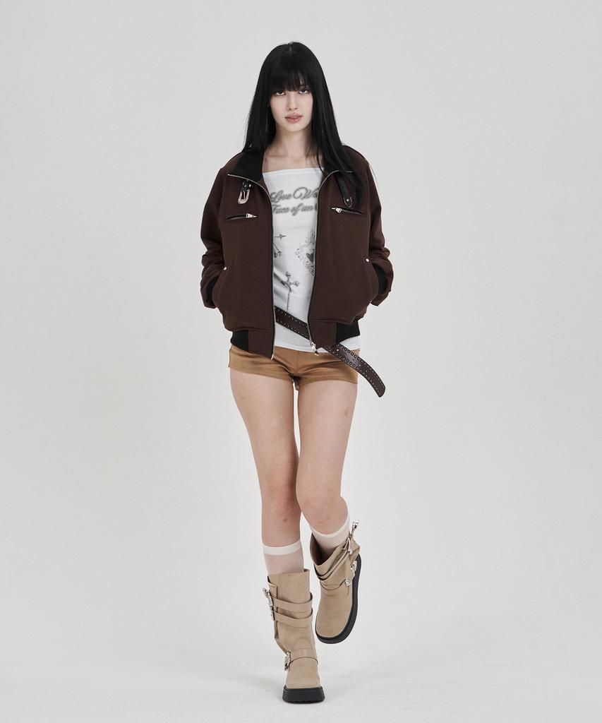 ILLIO White Vintage Heart Longsleeve