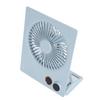 Ultra Thin Table Fan Desktop Flat Battery Operated Standing Hanging Portable Foldable Step Less