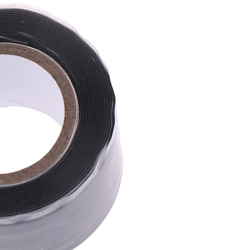 2.5Cm*1.5M Black Waterproof Tape Powerful Strong Rubber Seal Repair Tape