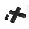 1 Pair Bicycle Handle Cover Anti-Slip Granular Glue TPR Anti-Slip Rubber Aluminum Alloy Adapter Handlebar Cover