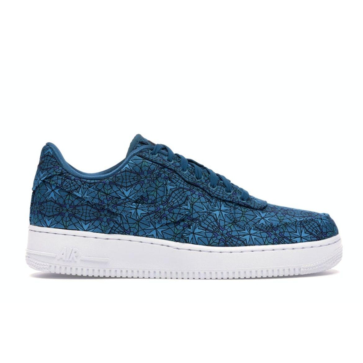 Nike Air Force 1 Low Premium Stained Glass Green Green Abyss Light Blue Fury Spirit Teal Indigo Force AT4144 300 Joom