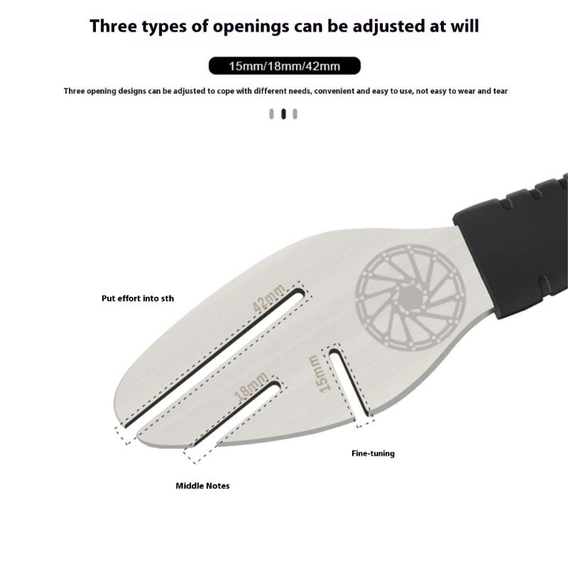 Professional Bike Brake Rotor Alignment Truing Tool Disc Brake Corrections Wrench Adjustment Tool Bicycles Repair Tool