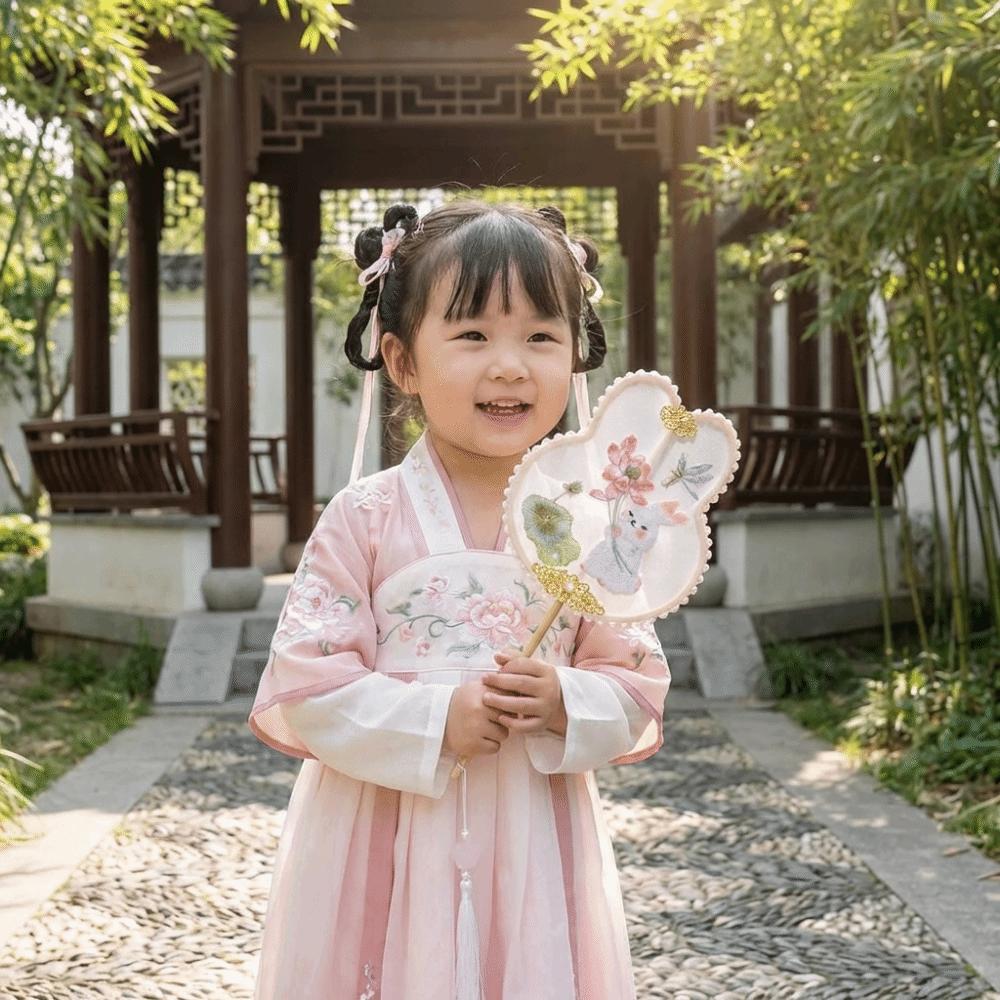 Handheld Ancient Style Fan Rabbit Shaped Dance Fan Decorative Fan Hanfu Fan  Stage Performance