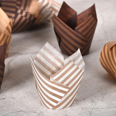 Fodera per cupcake di compleanno, durevole, ecologica, insapore, resistente alle alte temperature, per la tazza di muffin domestica