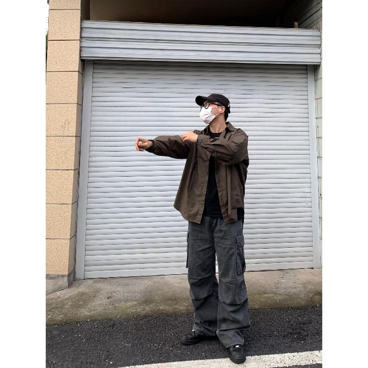 2024 Letter Long Sleeve Shirt Japanese Hong Kong Style Ins Loose Shirt Boys Summer Trendy Versatile Casual Coat