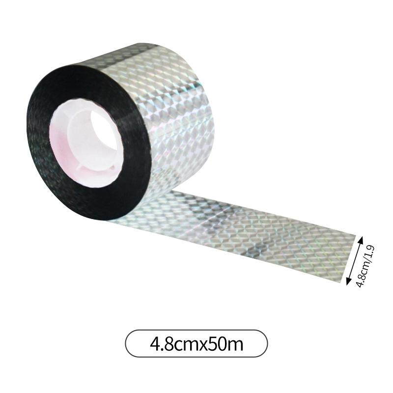 Bird Reflective Tape Repellent Pigeons Away Ribbon Anti Bird Laser Flash Tape Double Sided Garden Orchard Bird-Proof Scare Tapes