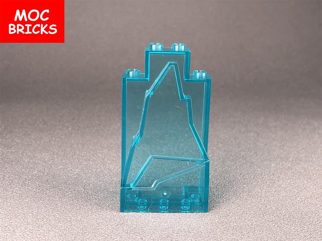 50pcs/lot MOC Bricks Iceberg water Light Blue with Glitter 2X4X6 fit with 47847 City Model Building Block Kids Toys Gifts