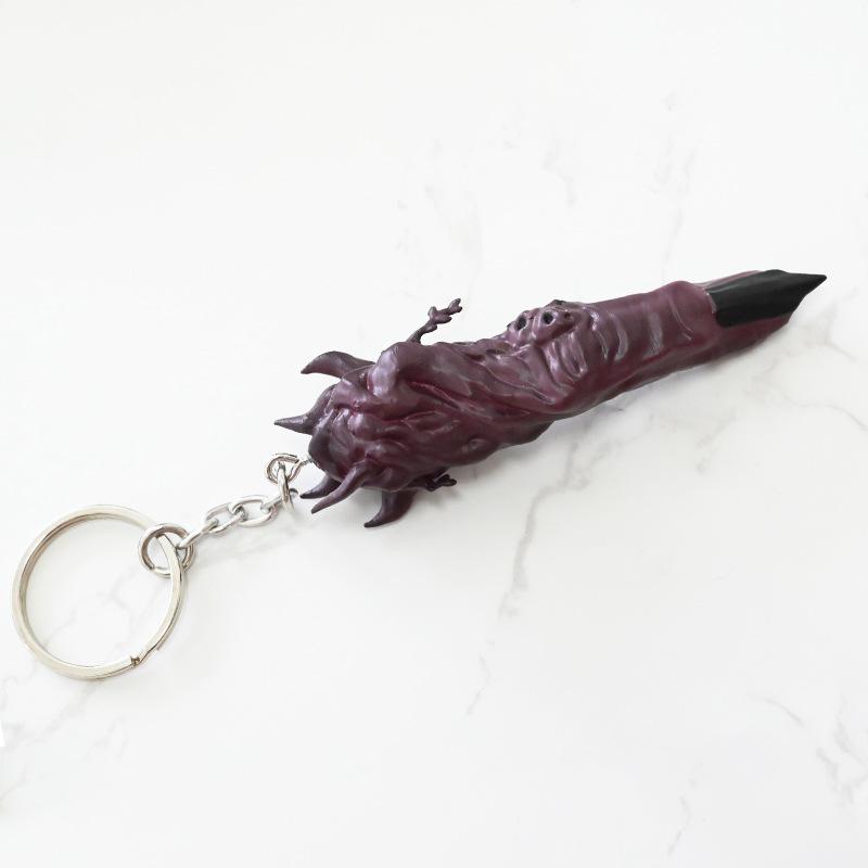 Jujutsu Kaisen Ryomen Sukuna nyckelring Finger Anime Jujutsu Kaisen Finger Cosplay Rekvisita Plasttillbehör Figur PVC Leksak Gåva